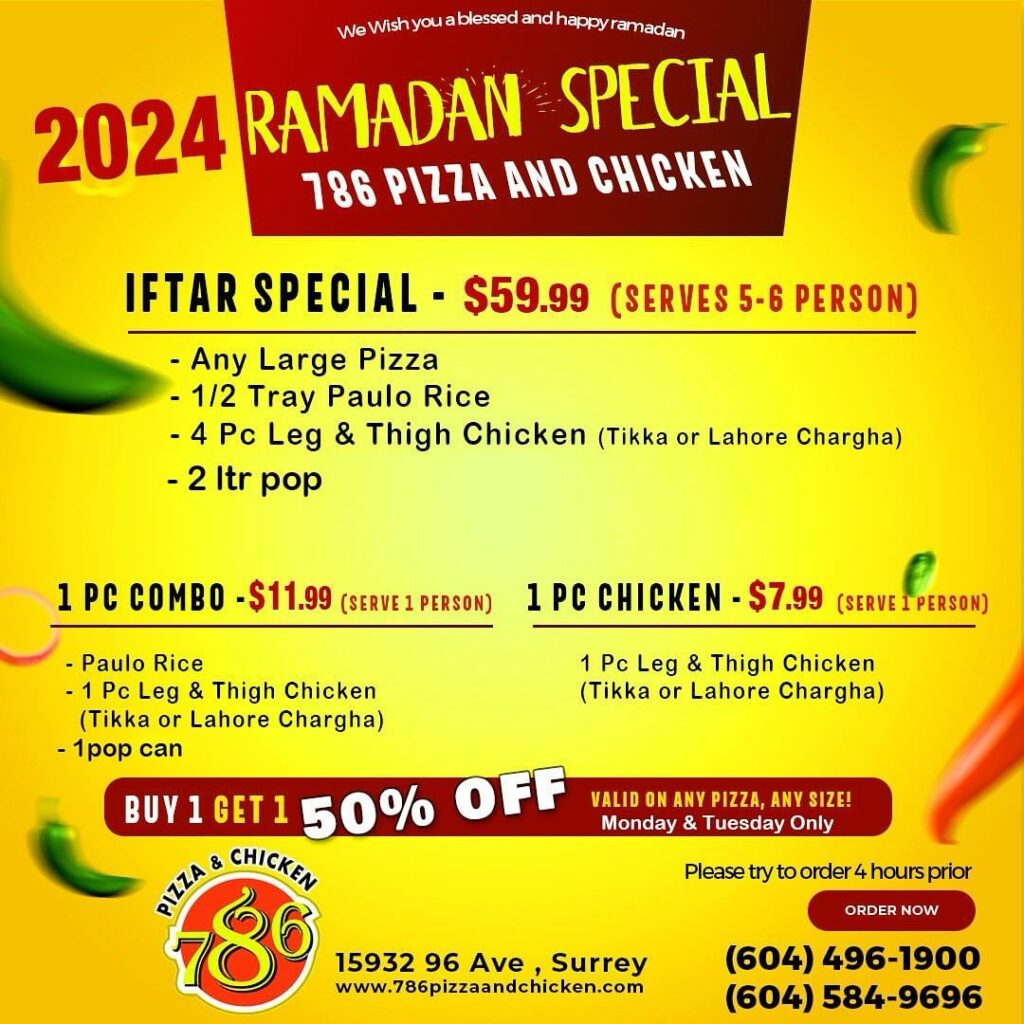786Pizza Ramadan Specials