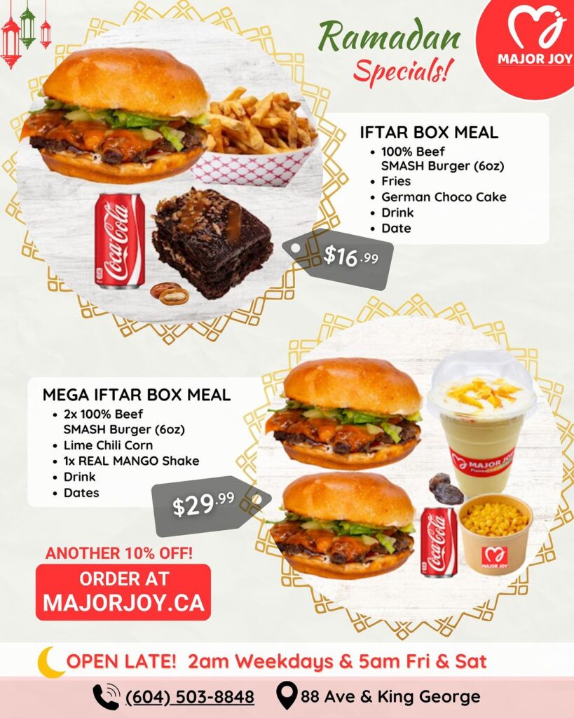 MajorJoy1 Ramadan Specials