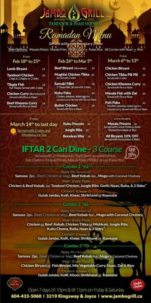 JG Ramadan Specials