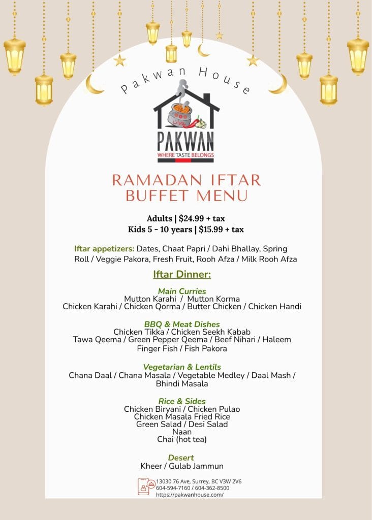 Pakwan Ramadan Specials
